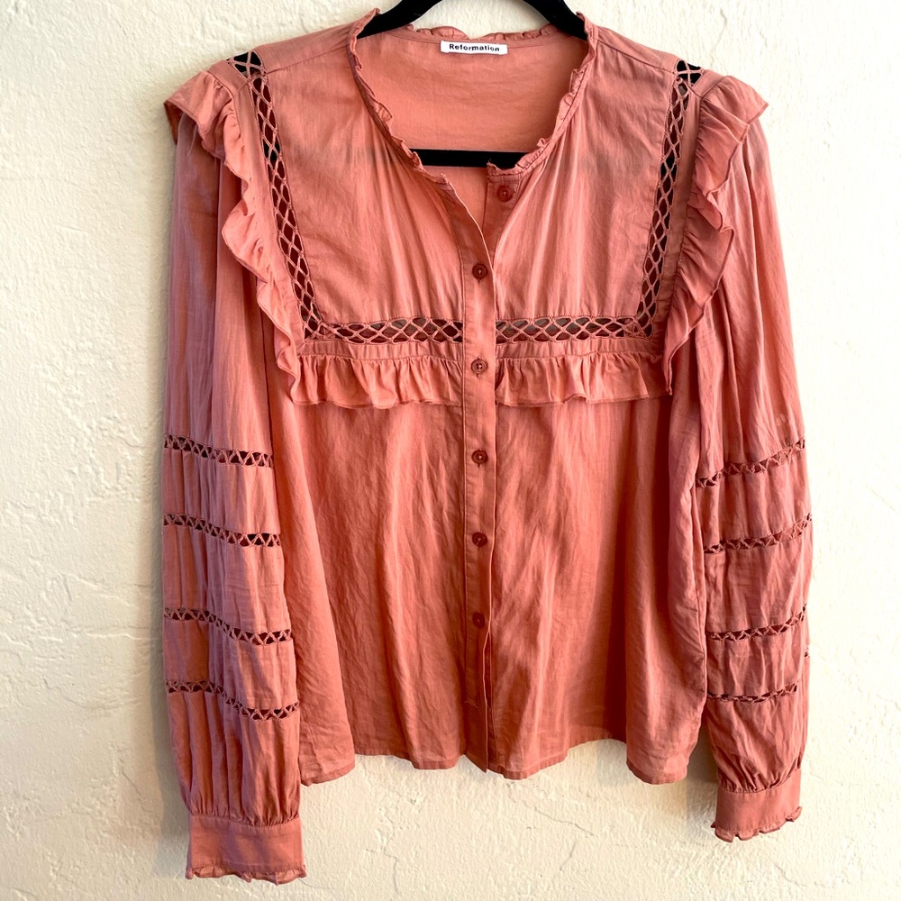 Reformation button down